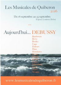 Les MUSICALES de QUIBERON. Du 16 au 25 septembre 2016 à Quiberon. Morbihan. 